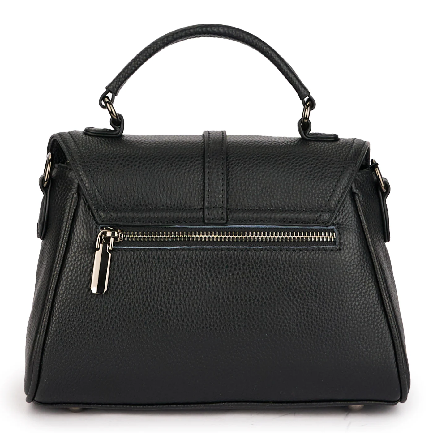 Geanta dama din piele naturala neagra 21377 - Image 3