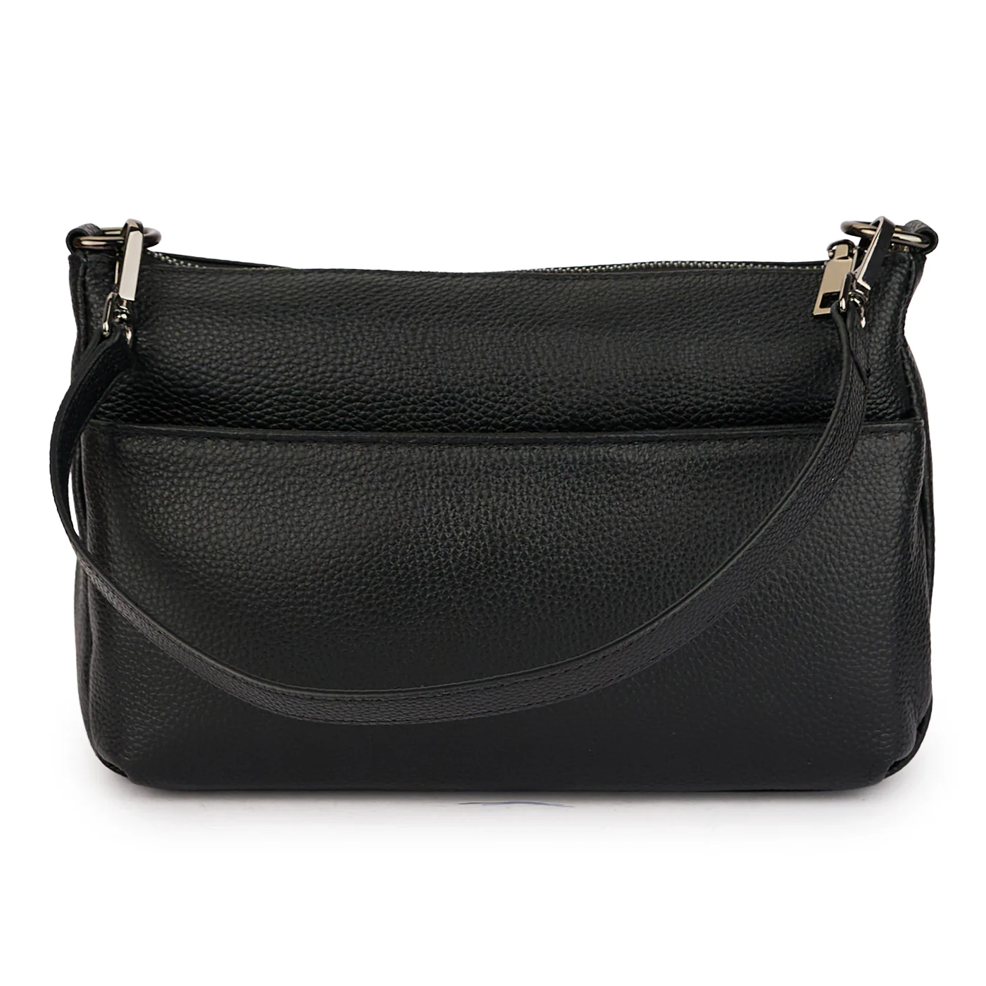 Geanta dama din piele naturala neagra 21402 - Image 3