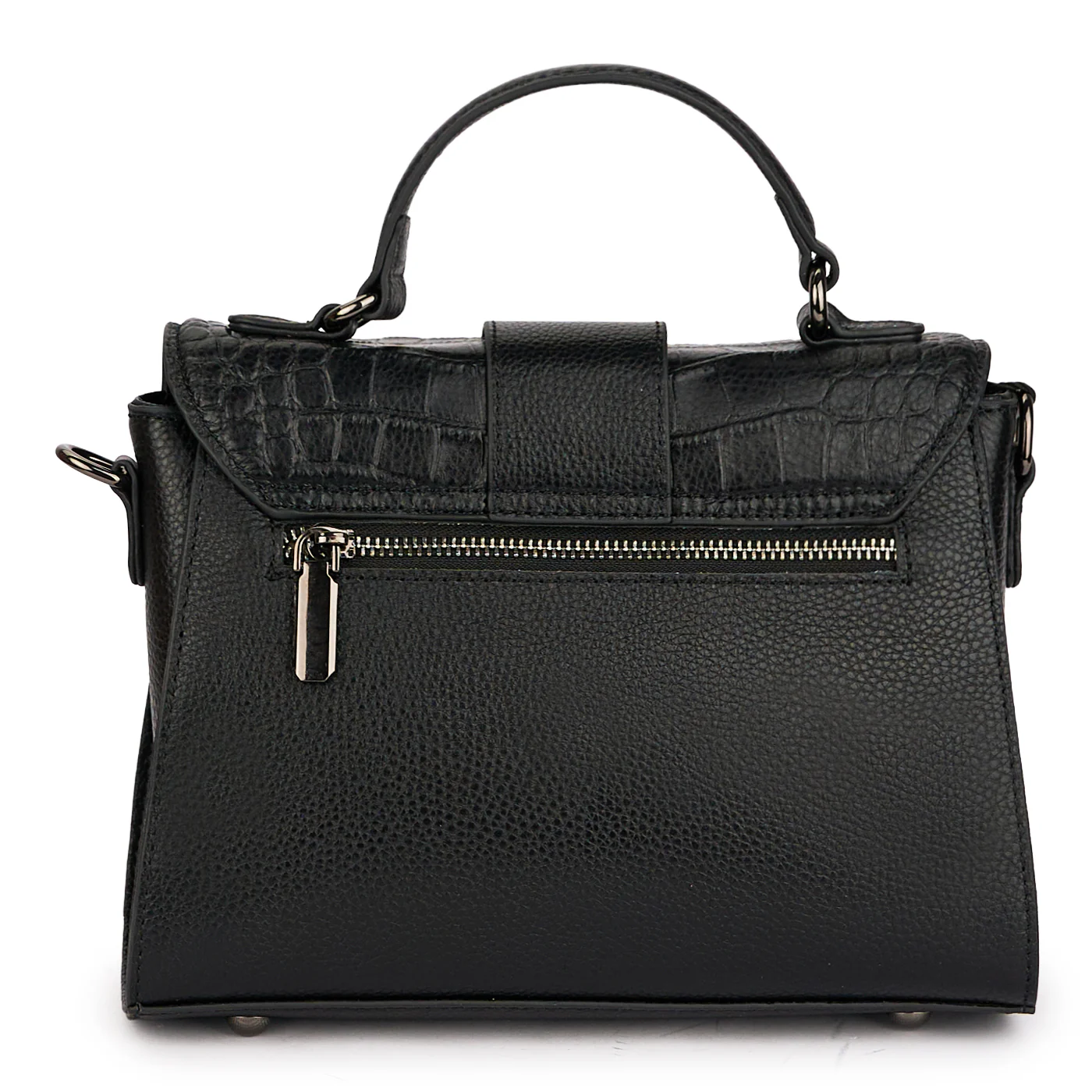 Geanta dama din piele naturala neagra 21430 - Image 3