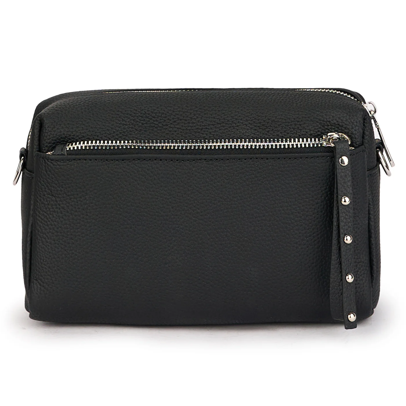 Geanta dama din piele naturala neagra 21469 - Image 3