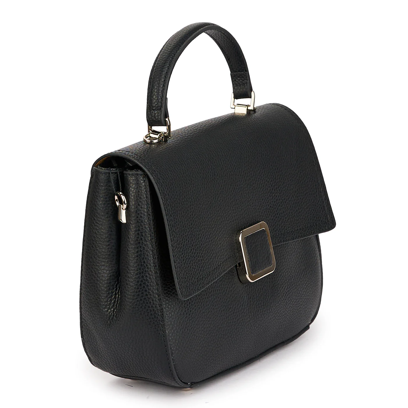 Geanta dama din piele naturala neagra 21473 - Image 2