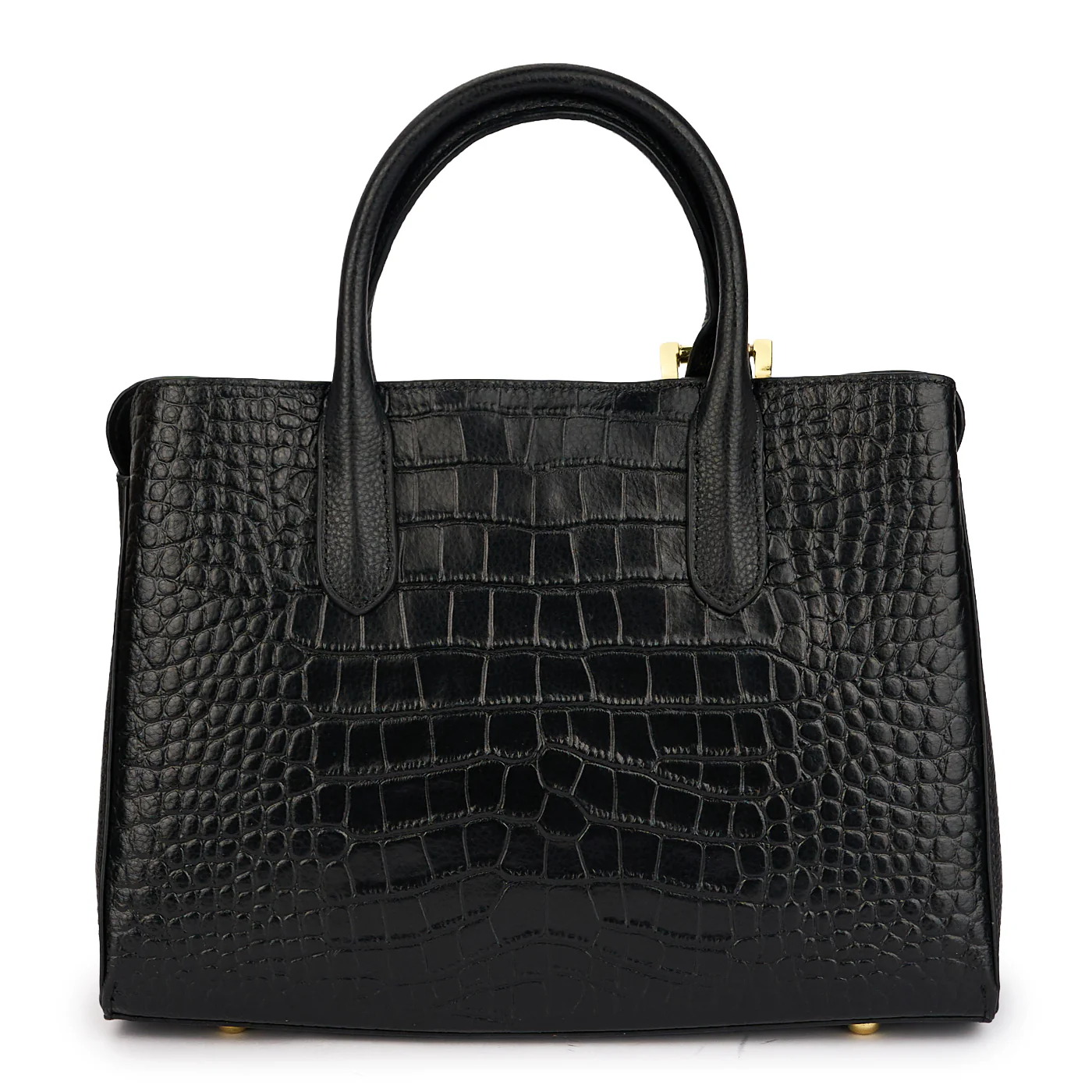 Geanta dama din piele naturala neagra 21494 - Image 3