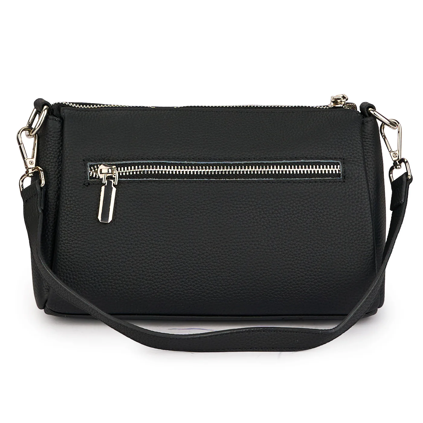 Geanta dama din piele naturala neagra 21530 - Image 3