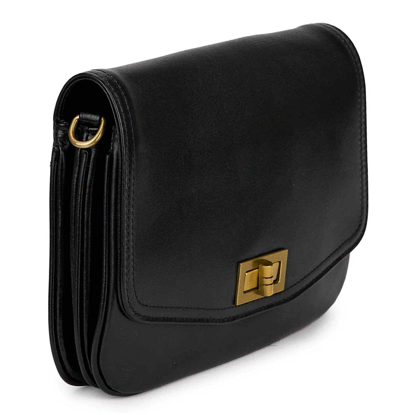Geanta dama din piele naturala neagra 21541 - Image 2