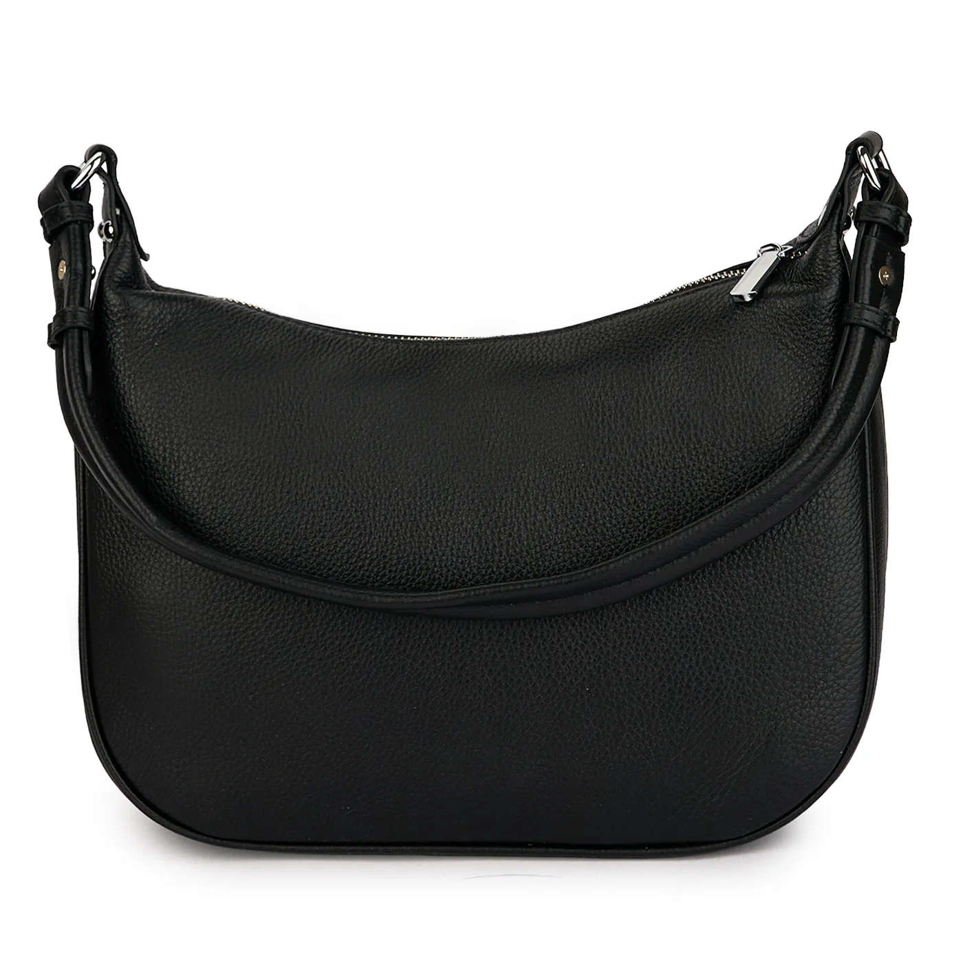 Geanta dama din piele naturala neagra 21568 - Image 3