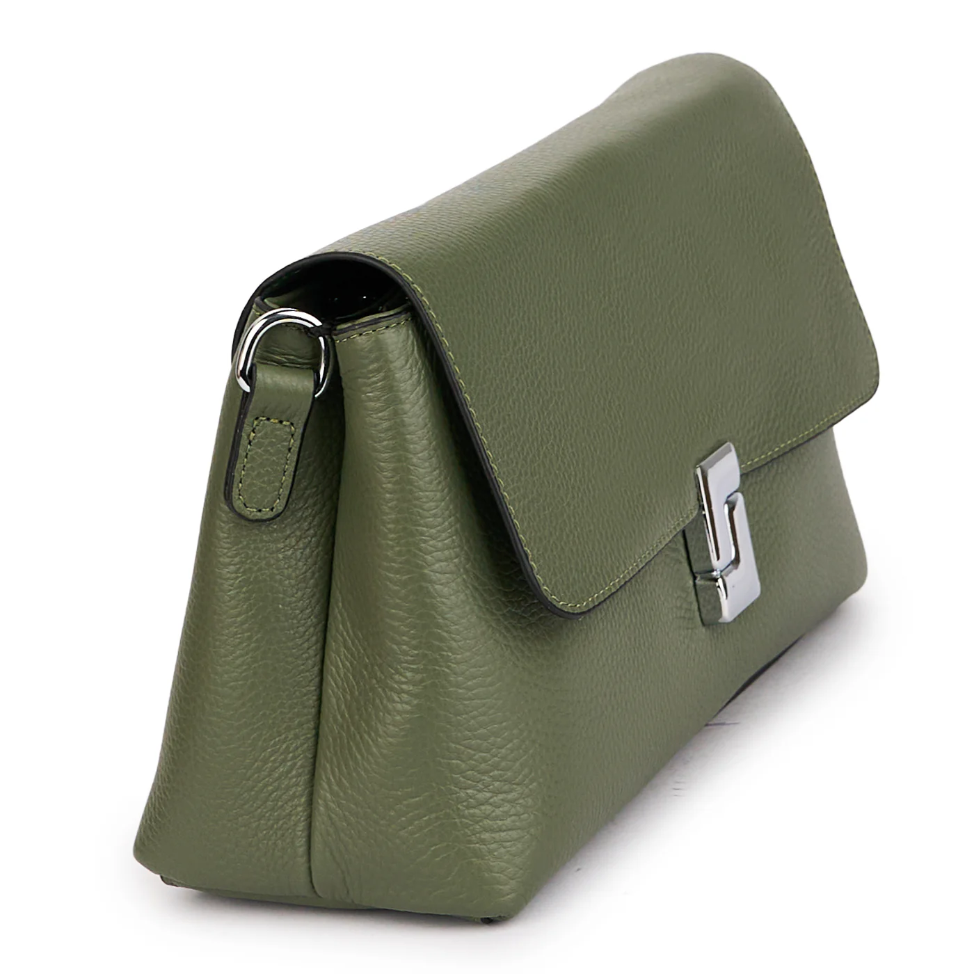 Geanta dama din piele naturala verde 21336 - Image 2
