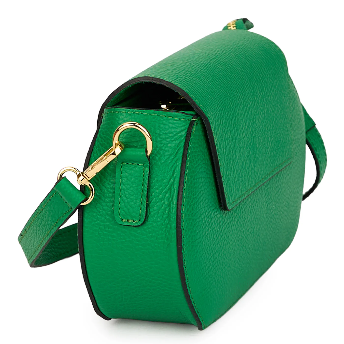 Gentuta dama din piele naturala verde 21228 - Image 2