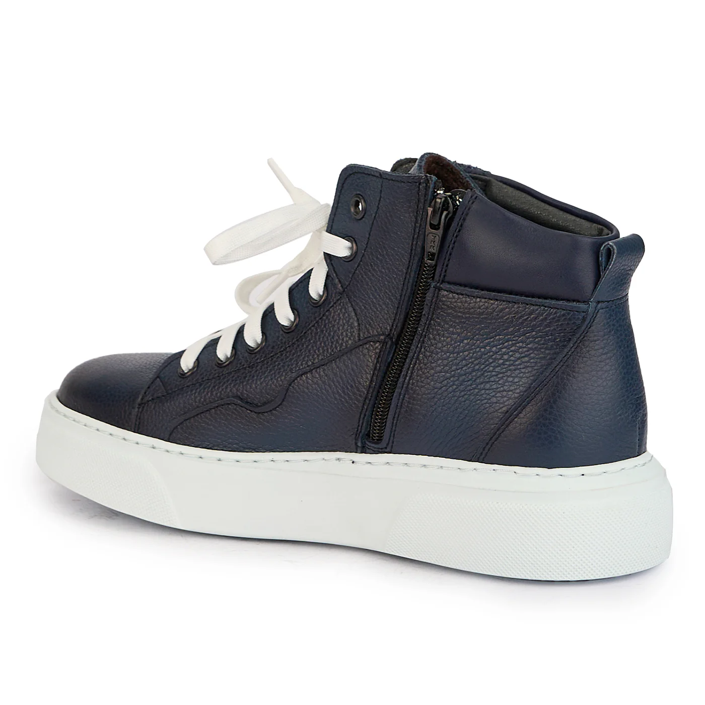 Ghete barbati din piele naturala bleumarin 7806 - Image 2