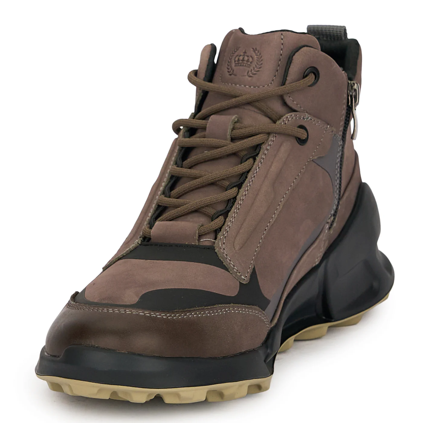 Ghete barbati din piele naturala gri 7966 - Image 3
