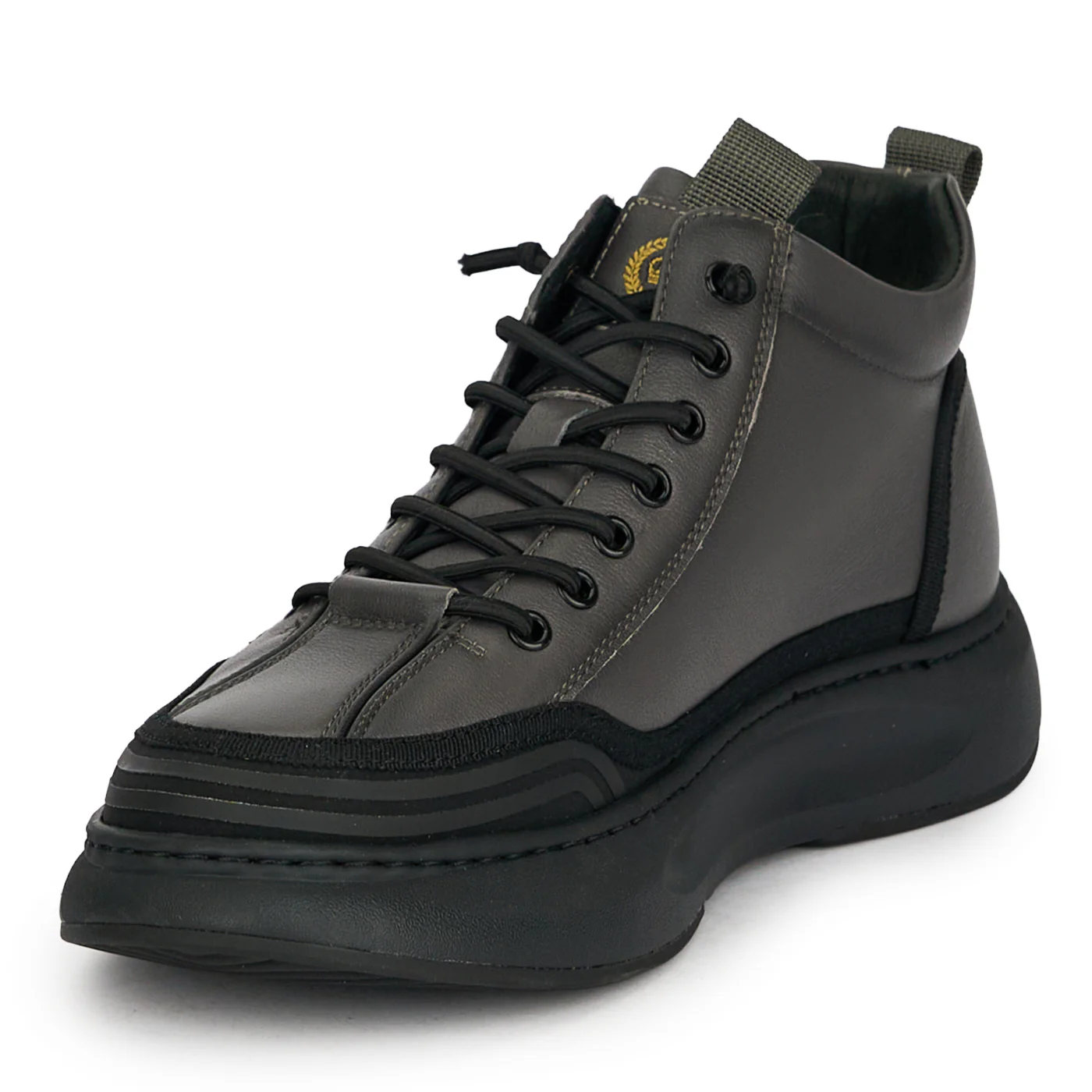 Ghete barbati din piele naturala gri 7971 - Image 3
