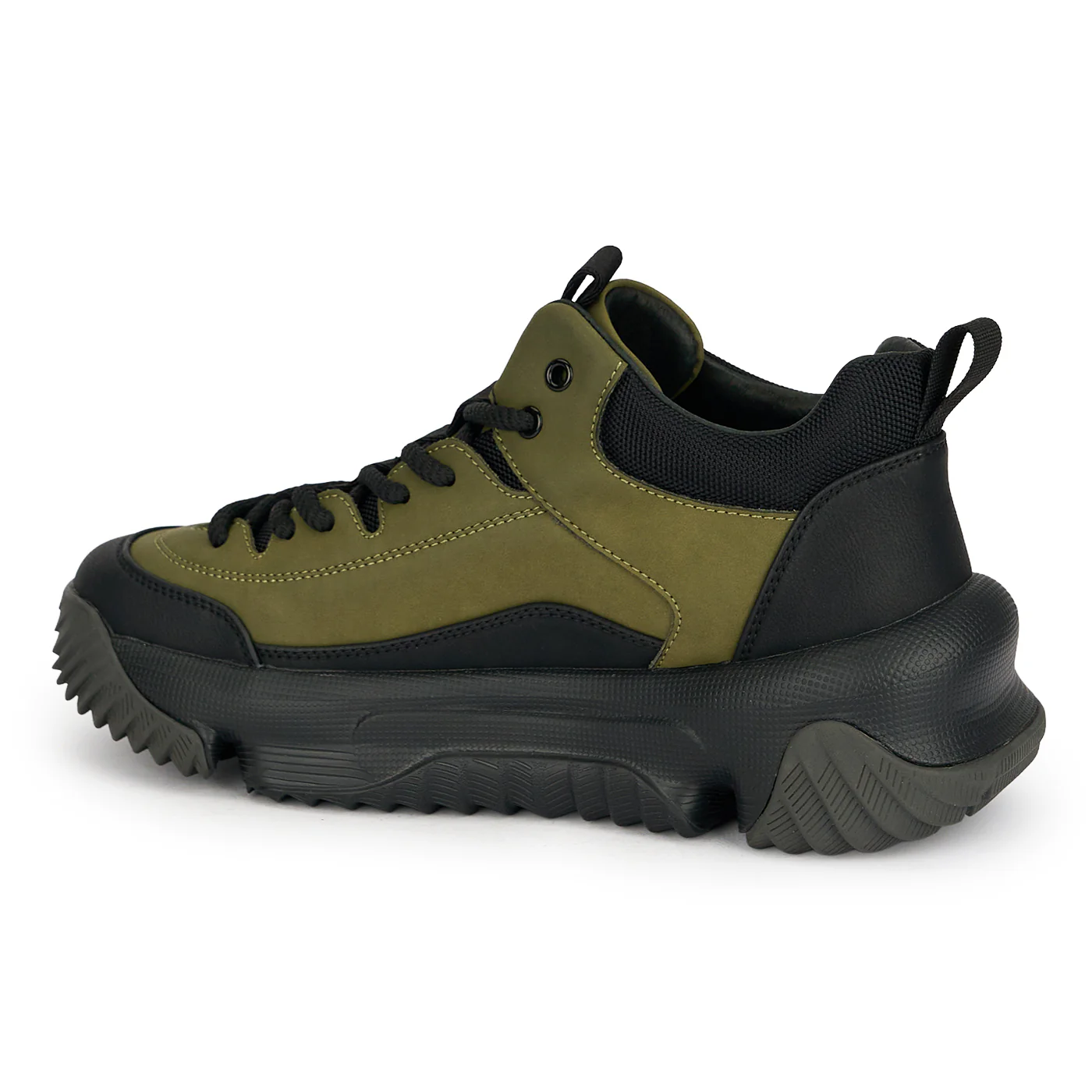 Ghete barbati din piele naturala kaki 7972 - Image 2