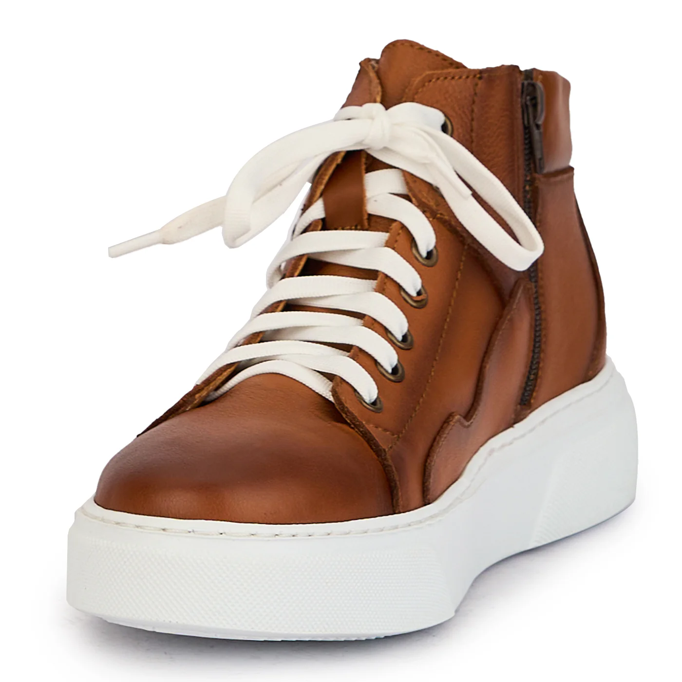 Ghete barbati din piele naturala maro 7805 - Image 3