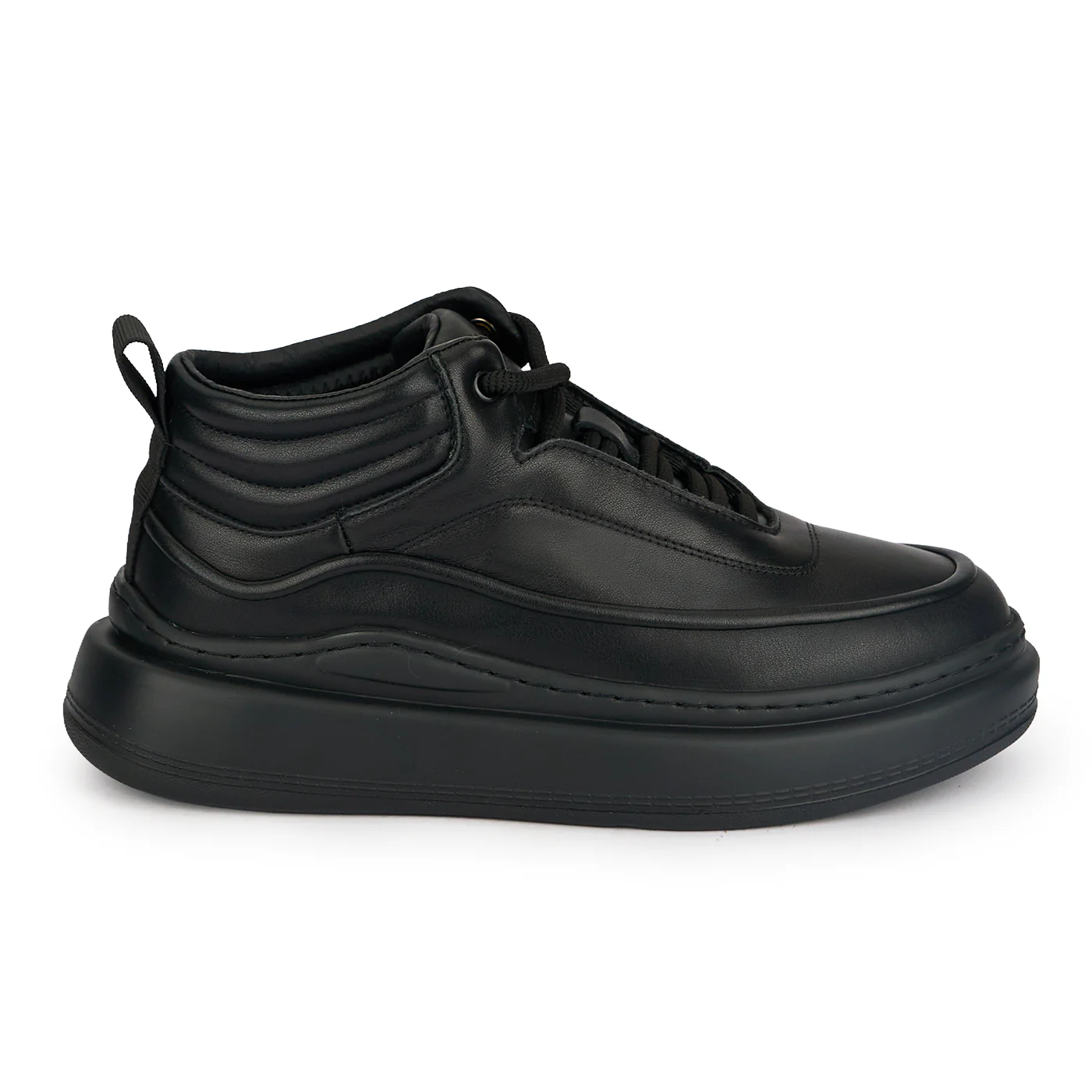Ghete barbati din piele naturala neagra 20004