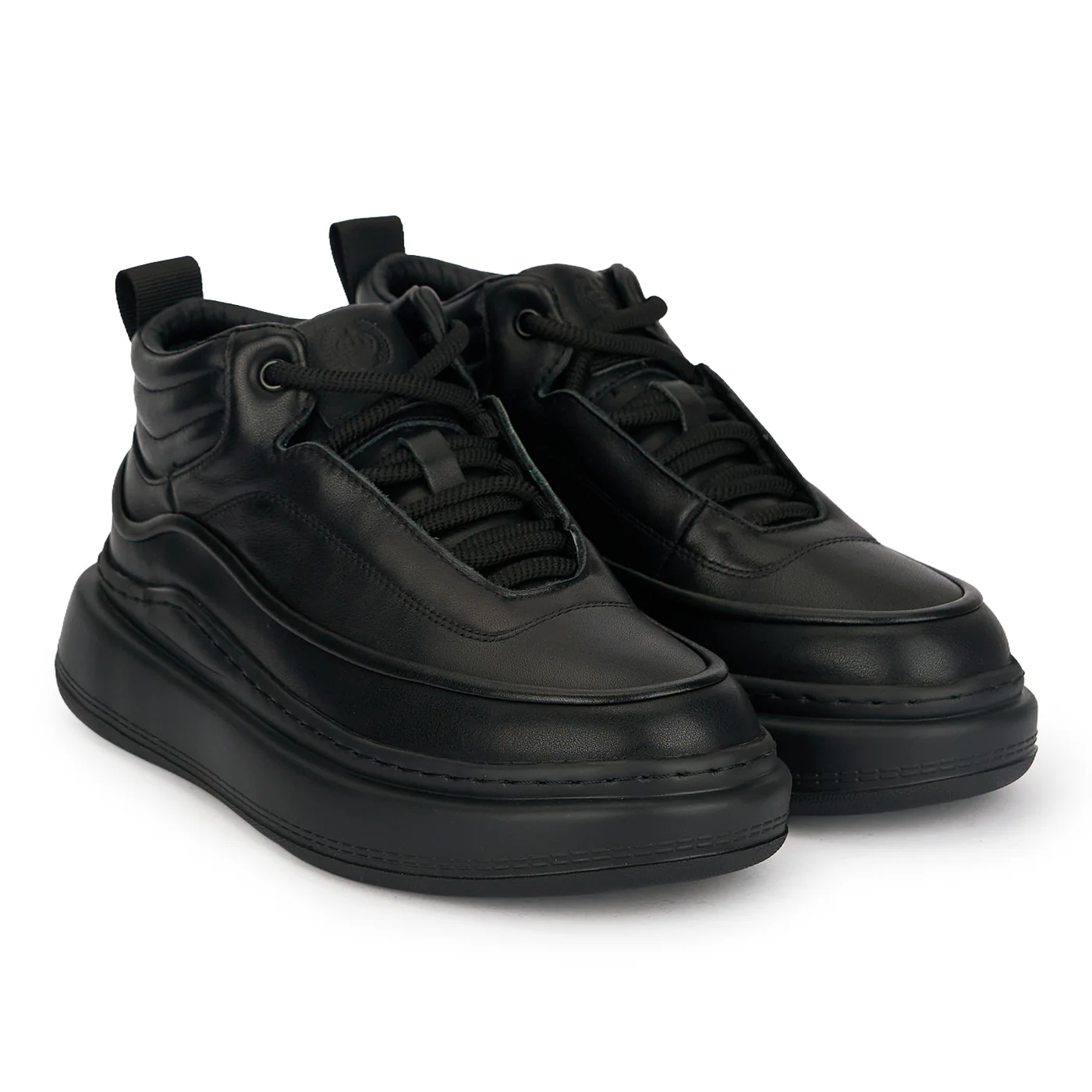 Ghete barbati din piele naturala neagra 20004 - Image 4