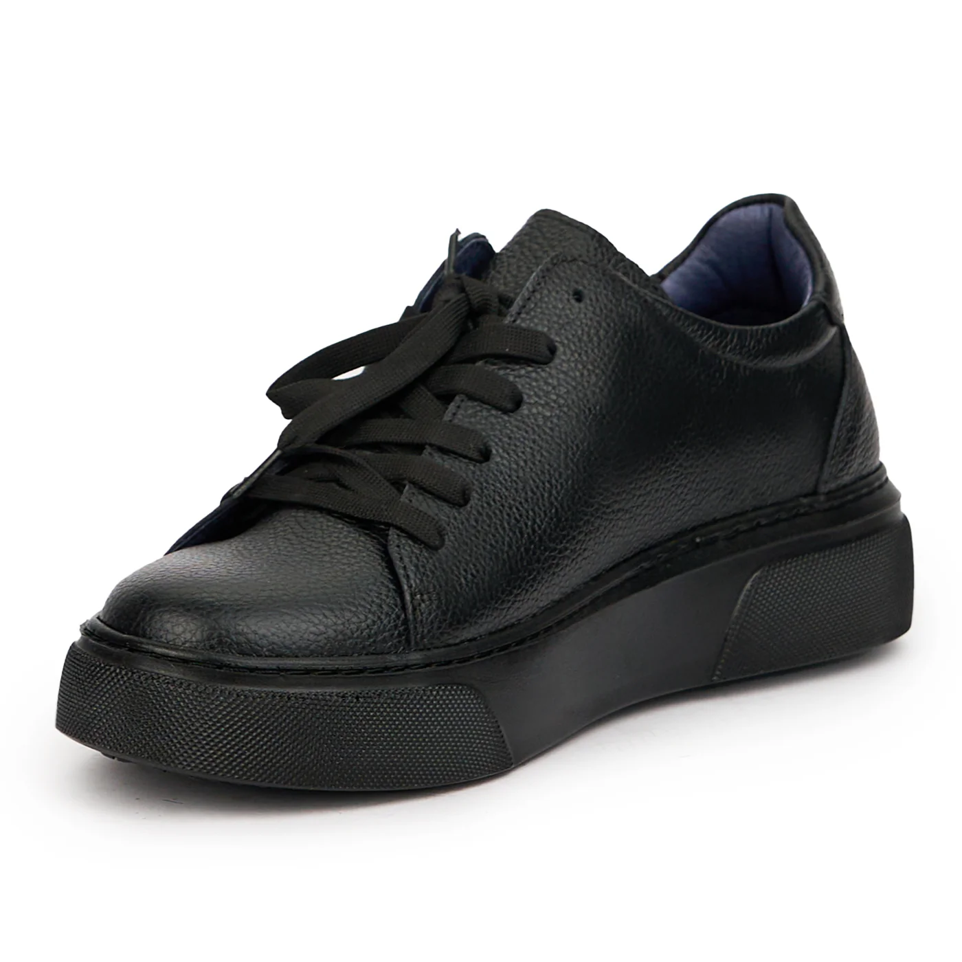 Pantofi barbati din piele naturala neagra 7560 - Image 3
