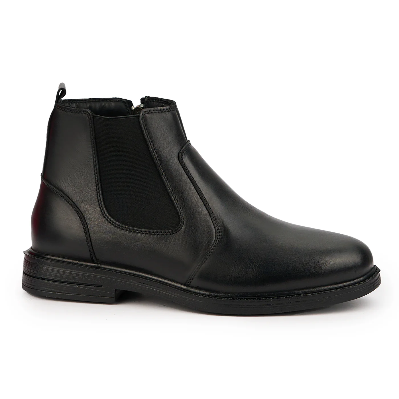 Ghete barbati din piele naturala neagra 7567