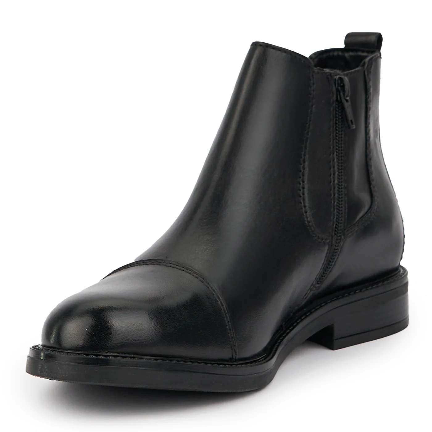 Ghete barbati din piele naturala neagra 7571 - Image 3