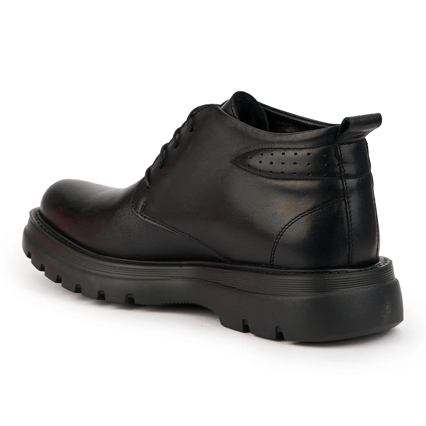 Ghete barbati din piele naturala neagra 7583 - Image 2