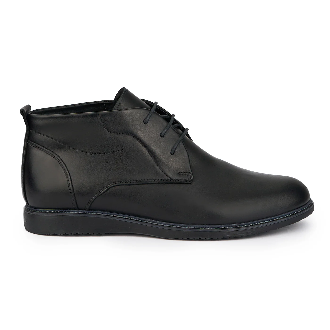 Ghete barbati din piele naturala neagra 7646