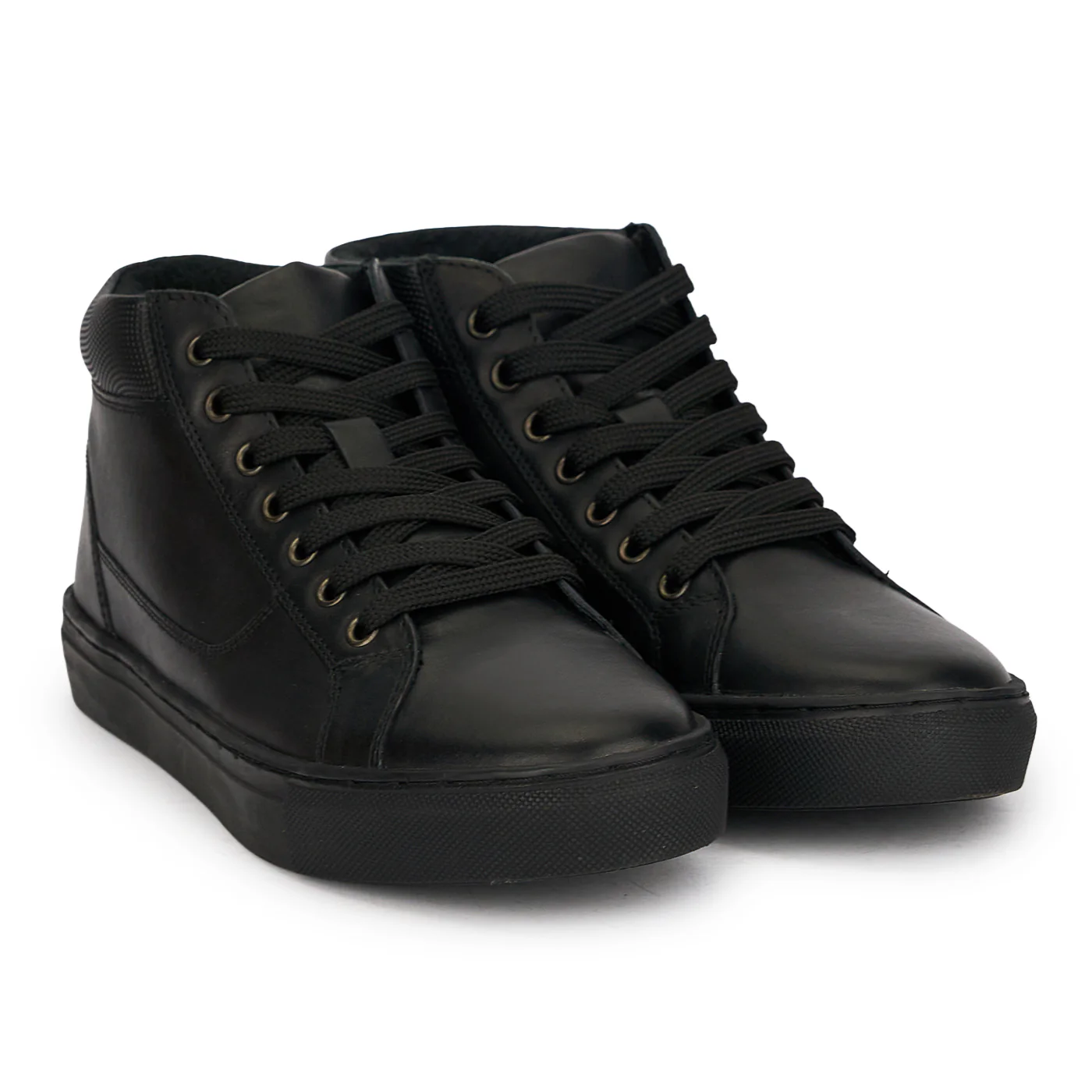 Ghete barbati din piele naturala neagra 7942 - Image 4