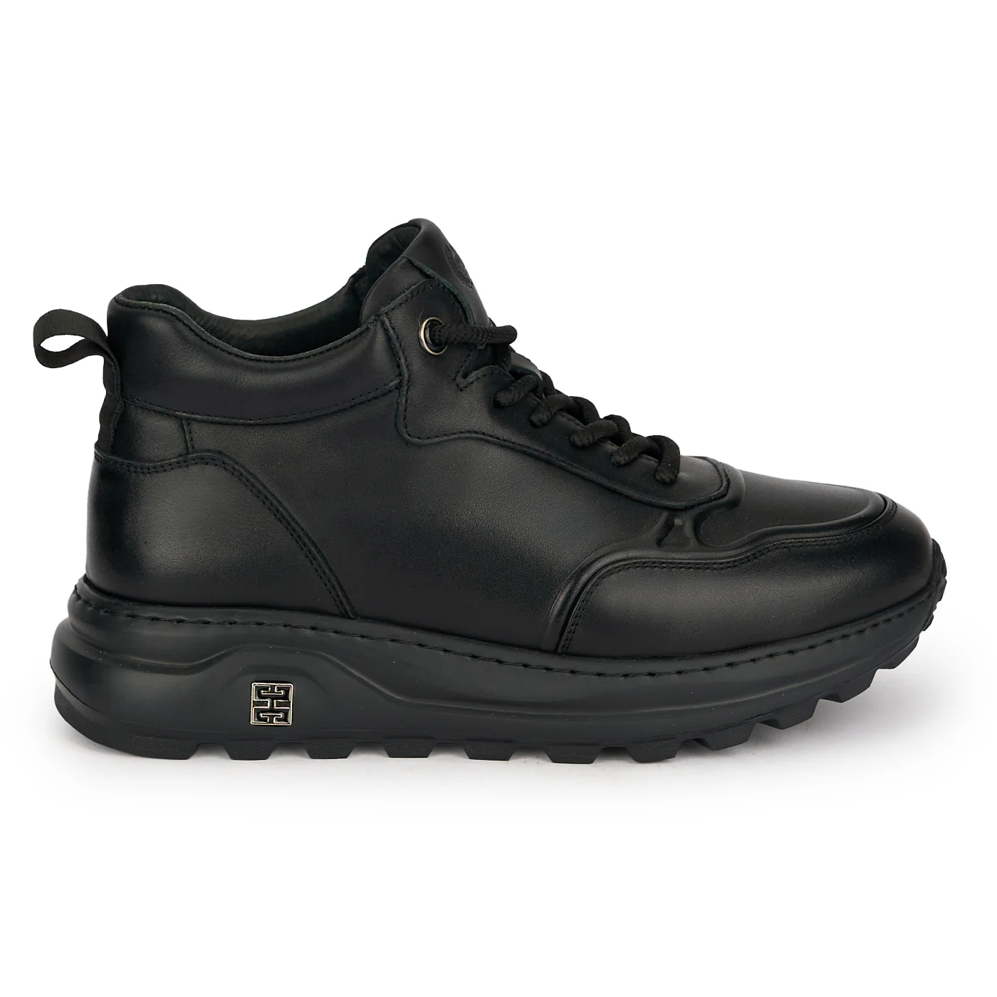 Ghete barbati din piele naturala neagra 7946