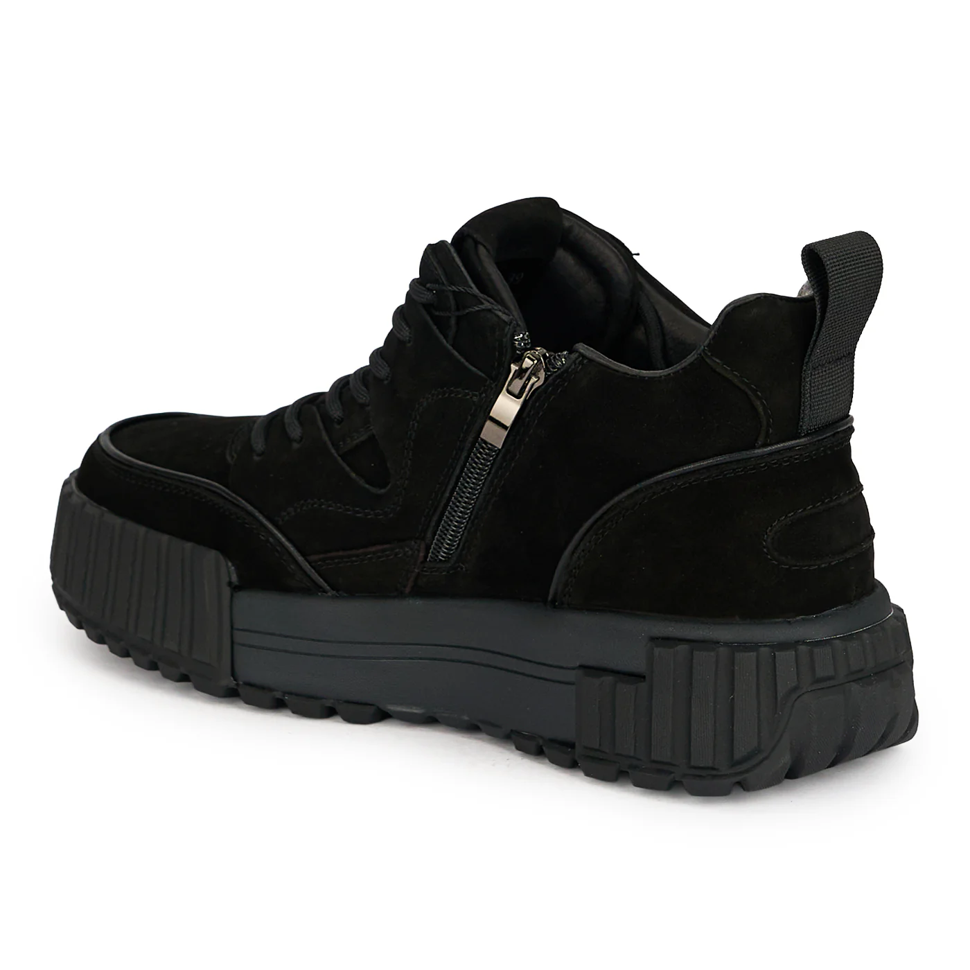 Ghete barbati din piele naturala neagra 7962 - Image 2