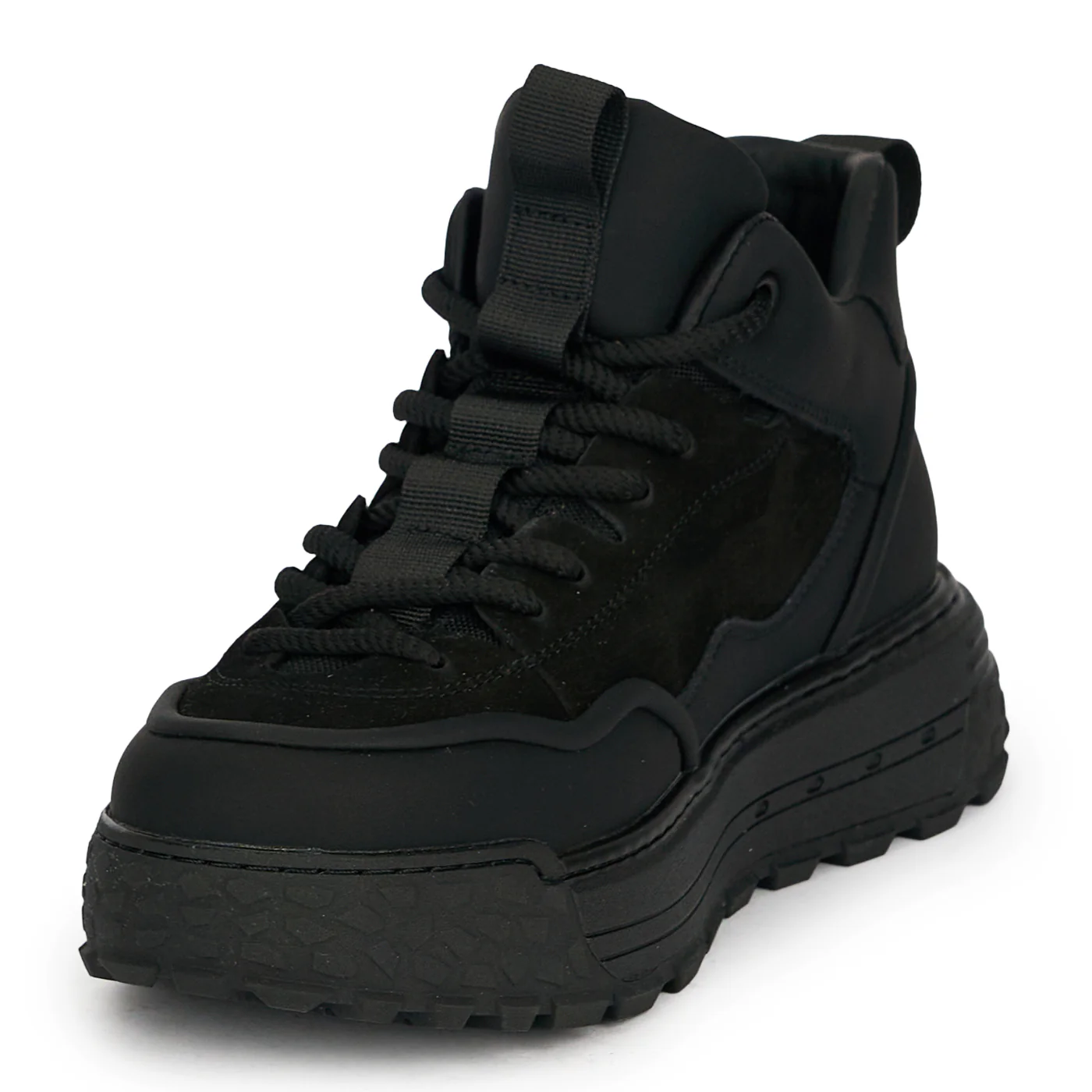 Ghete barbati din piele naturala neagra 7982 - Image 3