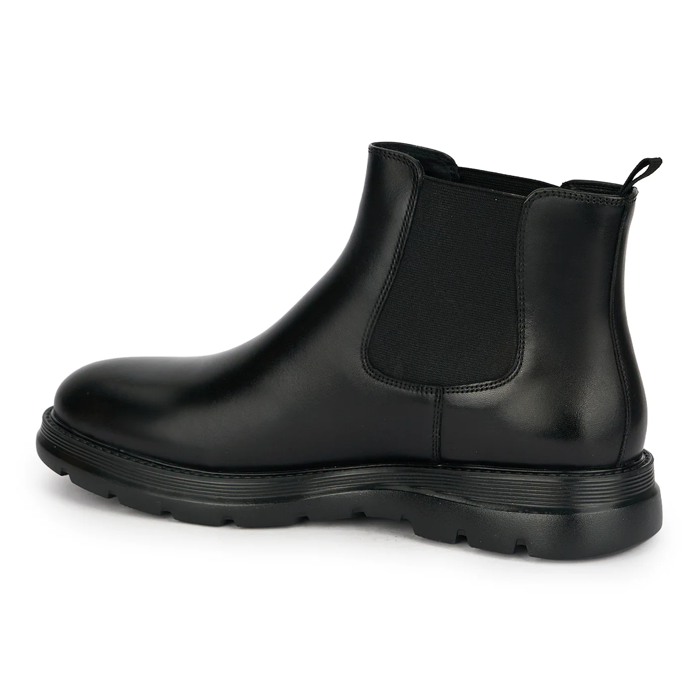 Ghete barbati din piele naturala neagra 7987 - Image 2