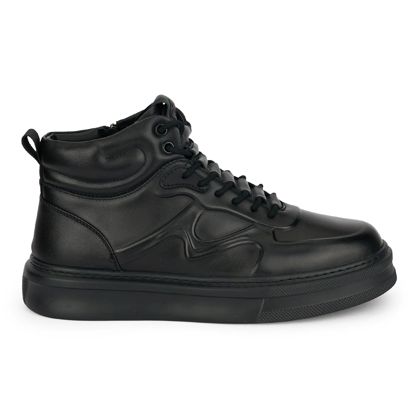 Ghete barbati din piele naturala neagra 7992