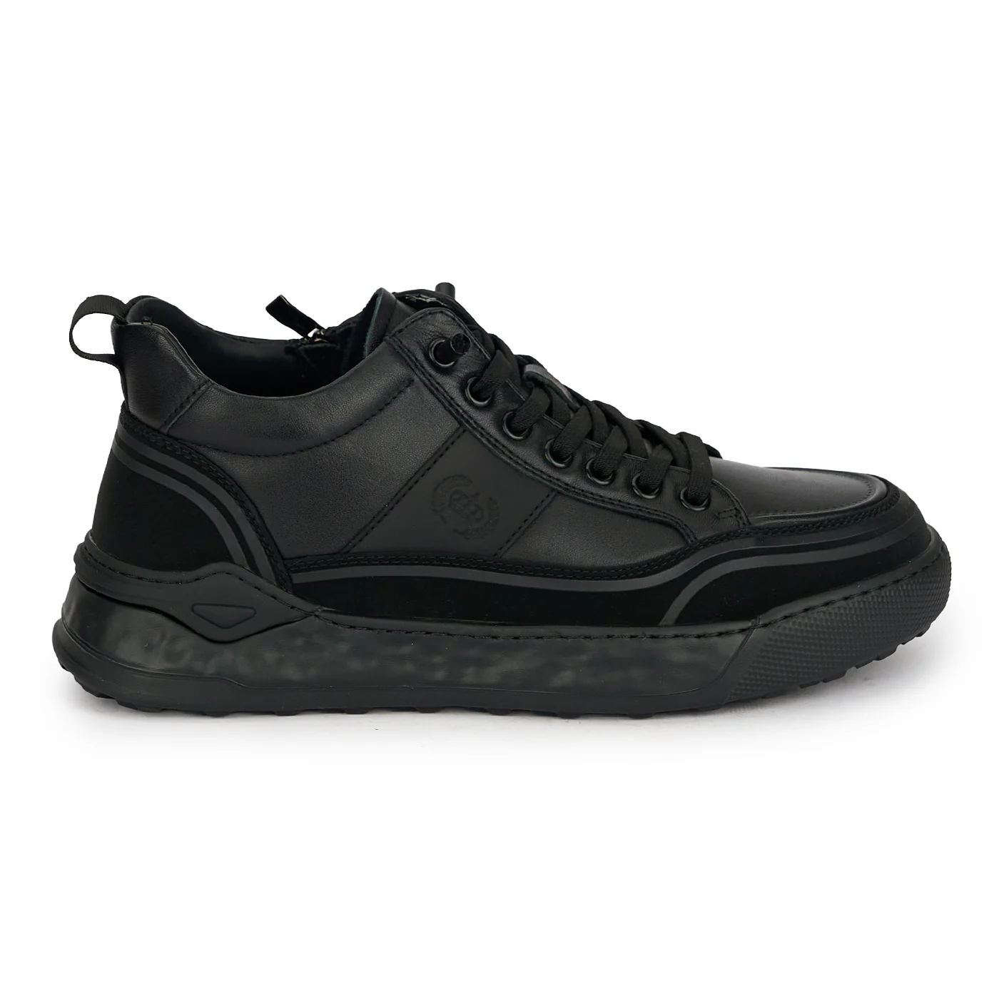 Ghete barbati din piele naturala neagra 7993