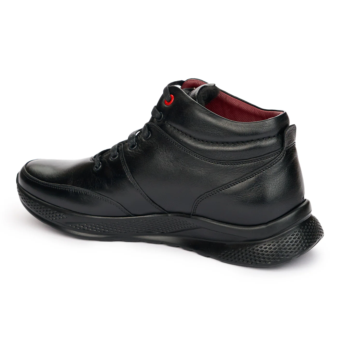 Ghete Barbati Piele Elegante Negre 7357 - Image 2