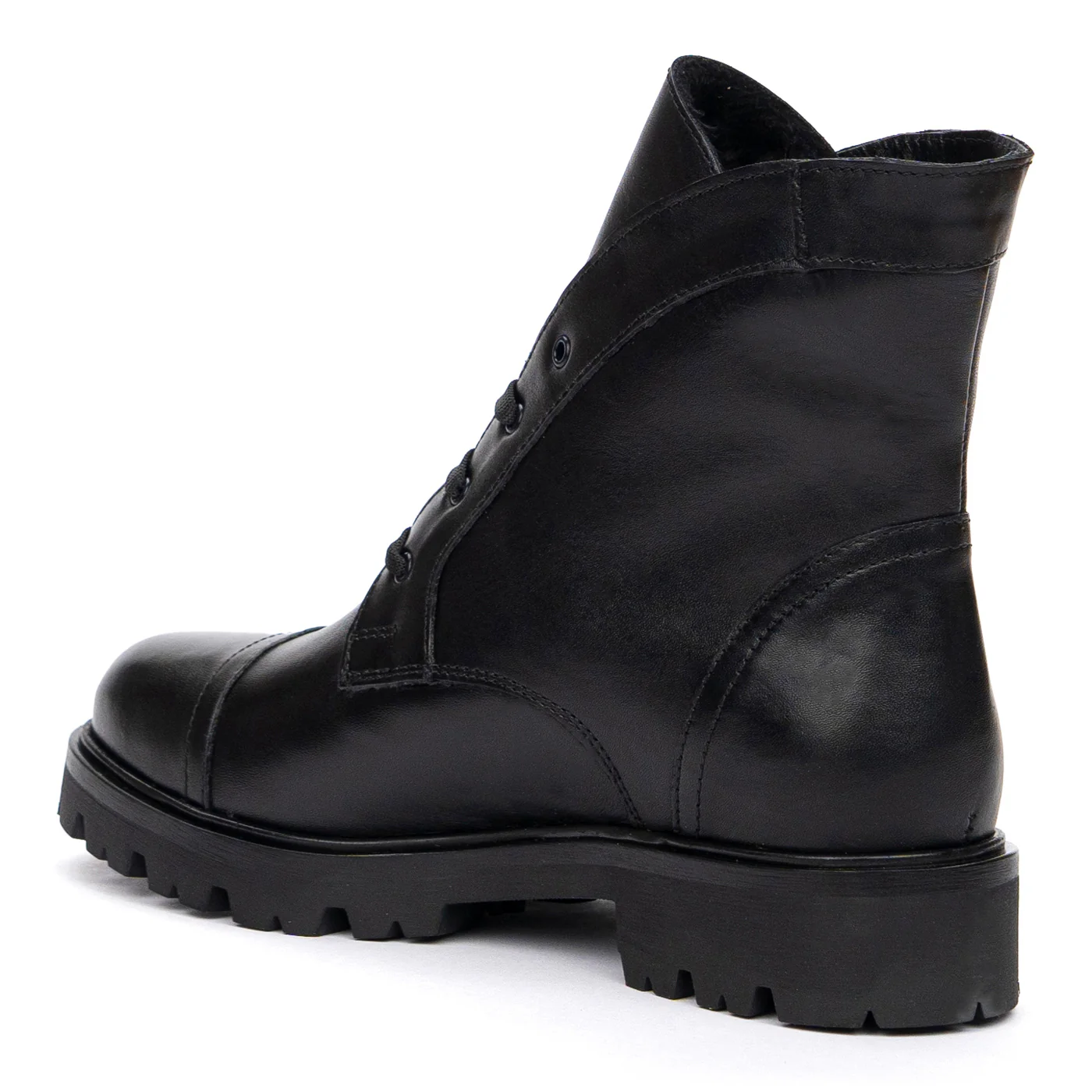 Ghete cu Toc Mic Dama din Piele Naturala Casual 8469 - Image 3