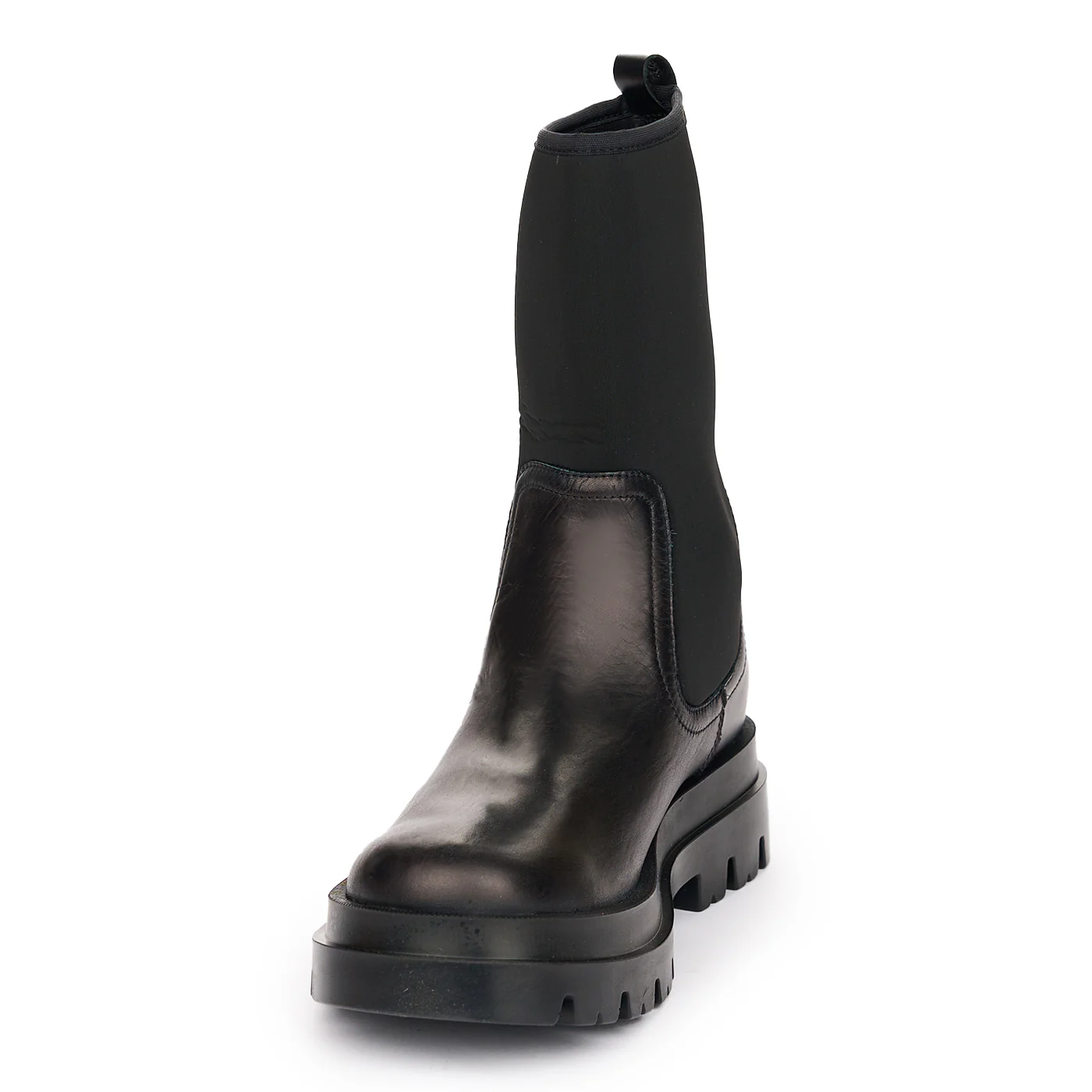 Ghete Dama din Piele Naturala Casual Negre 12041 - Image 3