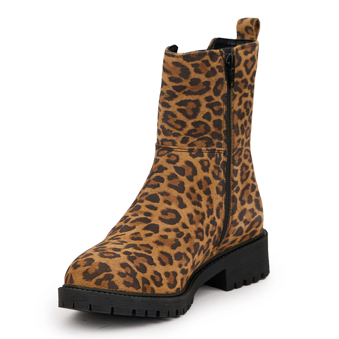 Ghete dama din piele naturala multicolor 14511 - Image 3