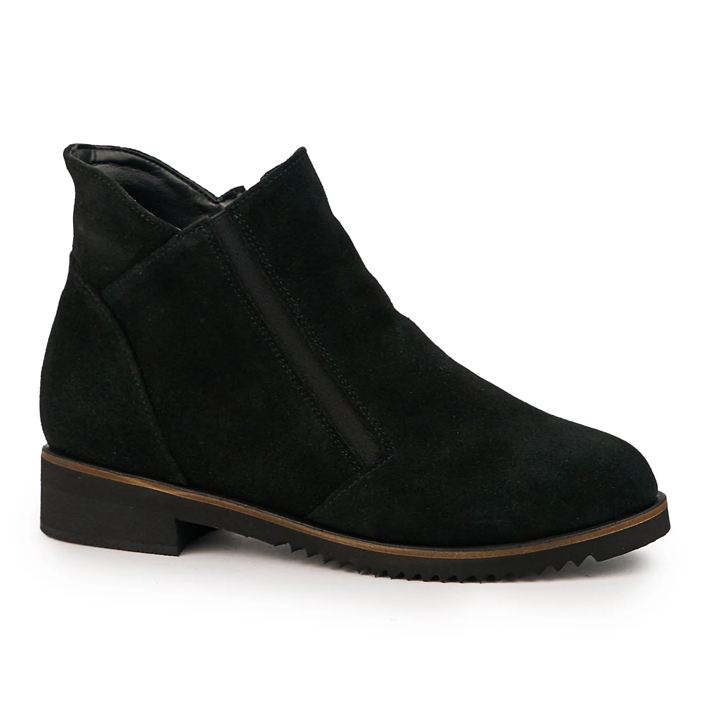 Ghete dama din piele naturala neagra 14643