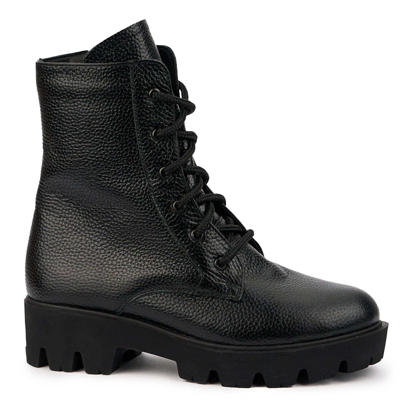 Ghete dama din piele naturala neagra 14694