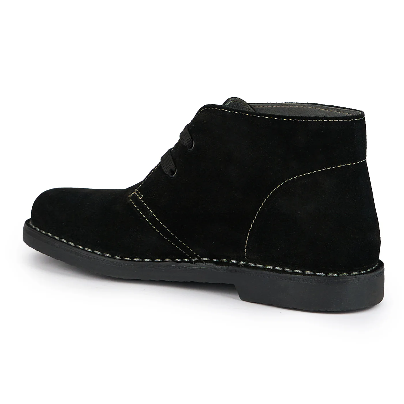Ghete dama din piele naturala neagra 15185 - Image 2