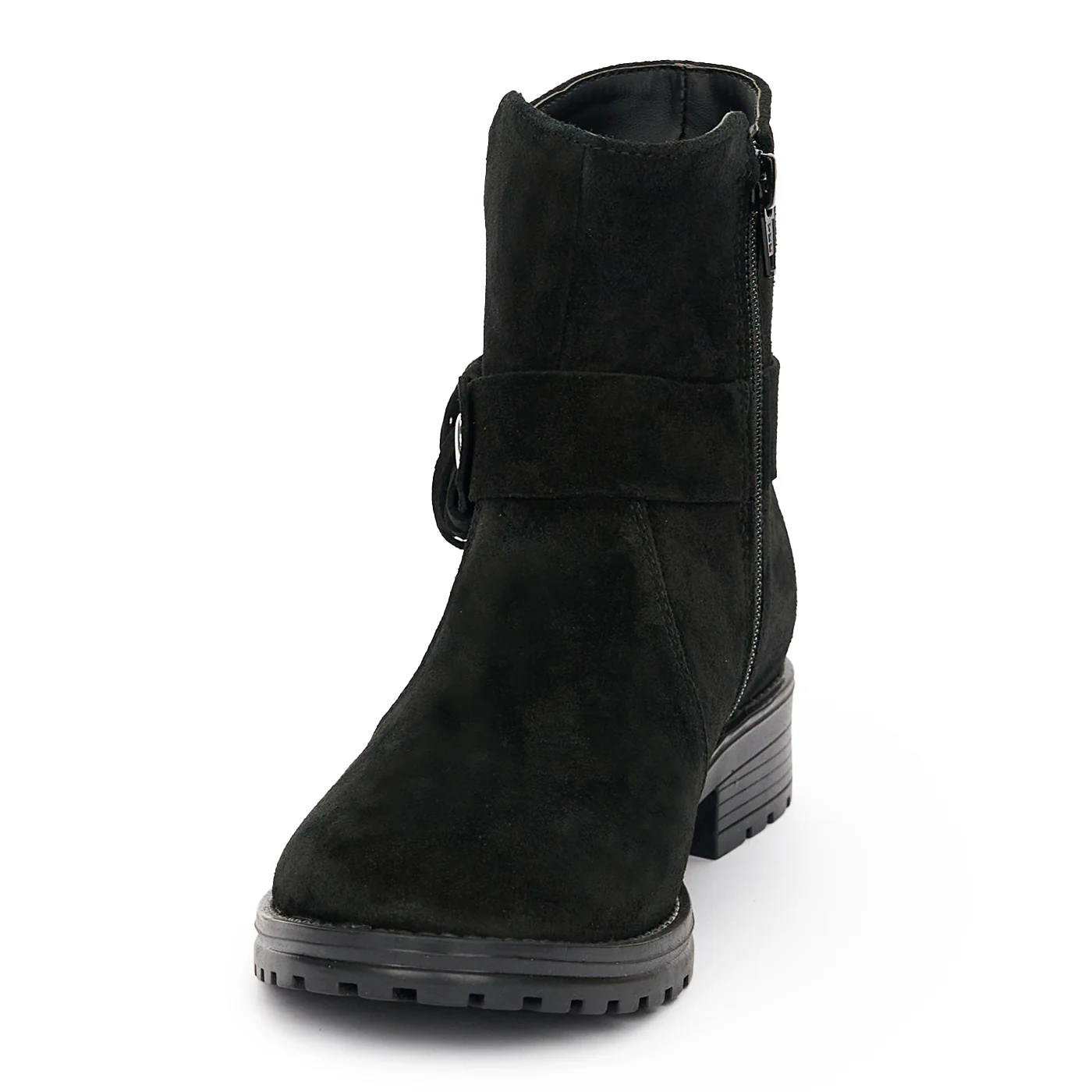 Ghete Dama din Piele Naturala Neagra Casual 12407 - Image 3