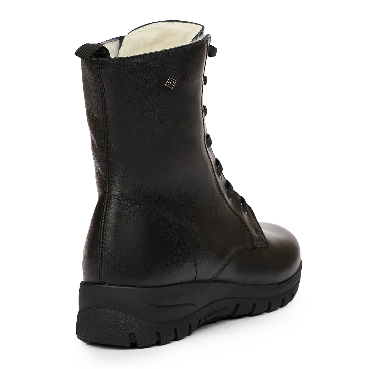 Ghete dama din piele naturala negru 8274 - Image 2