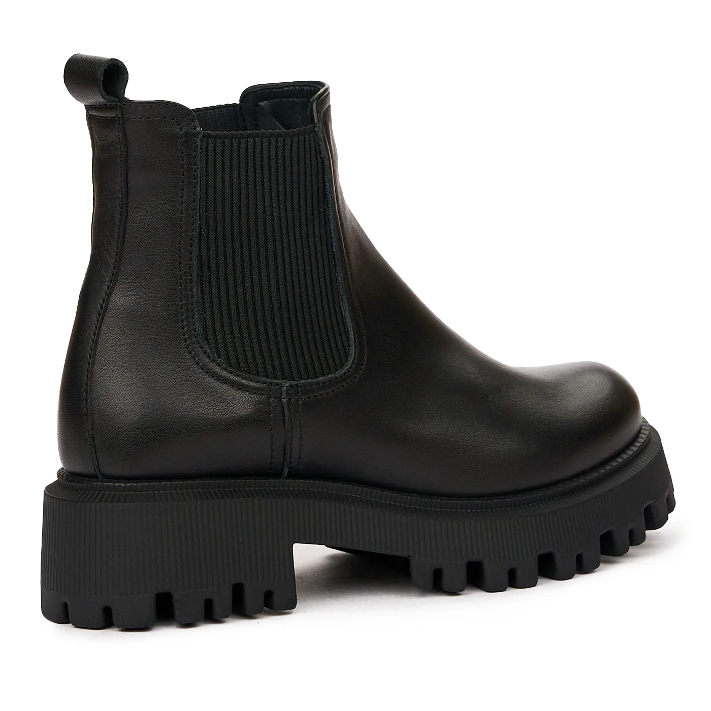 Ghete Dama Negre Piele Naturala Toc 5 Cm 8303 - Image 2