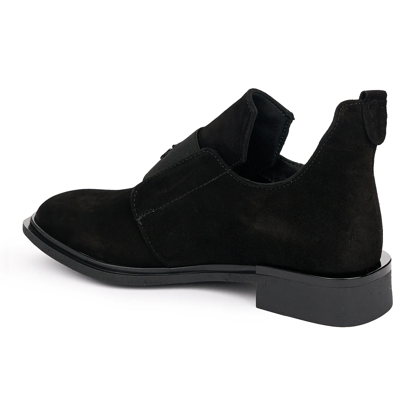 Ghete Dama Piele Fara Toc Casual Negre 12030 - Image 2