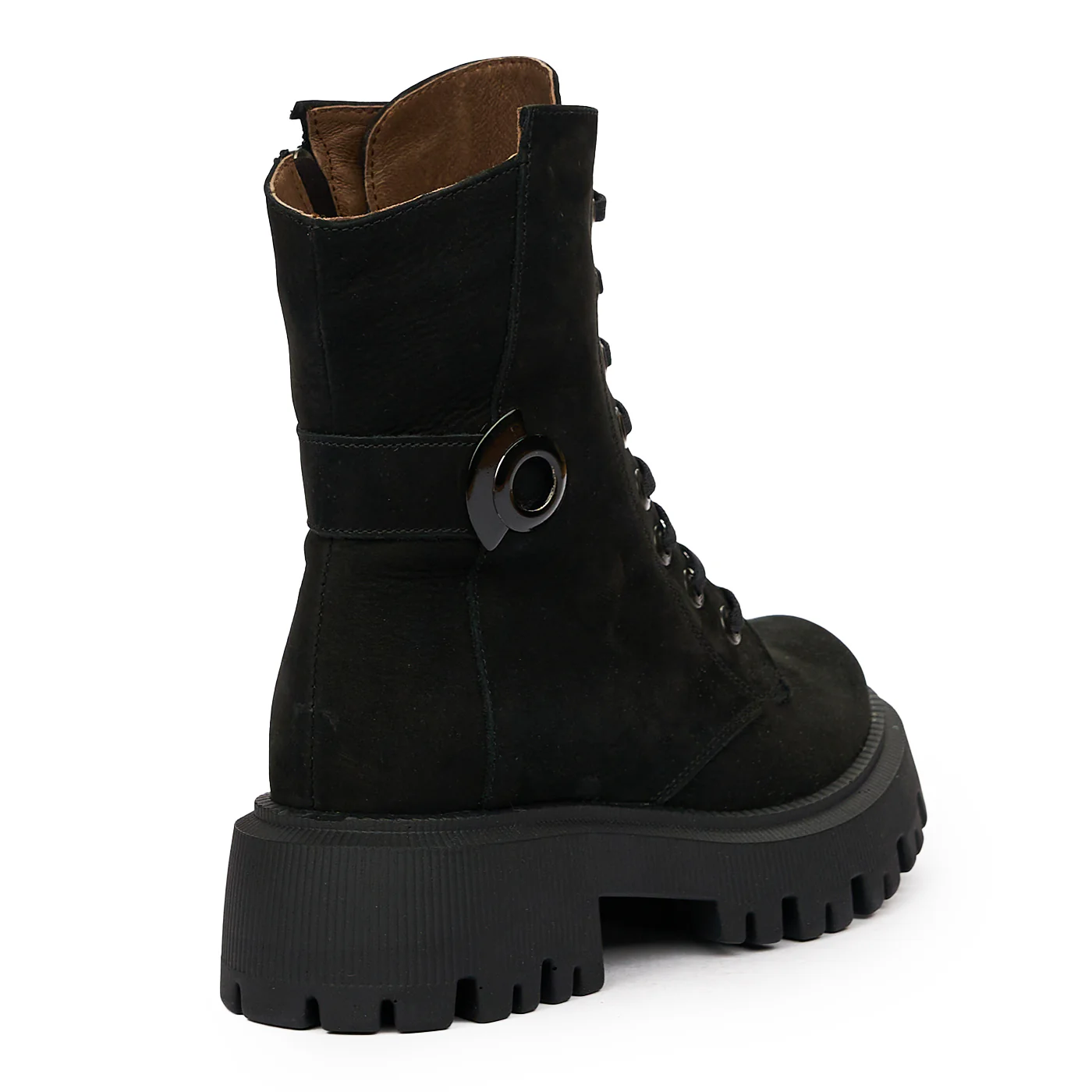 Ghete Dama Piele Negre Casual 8277 - Image 2