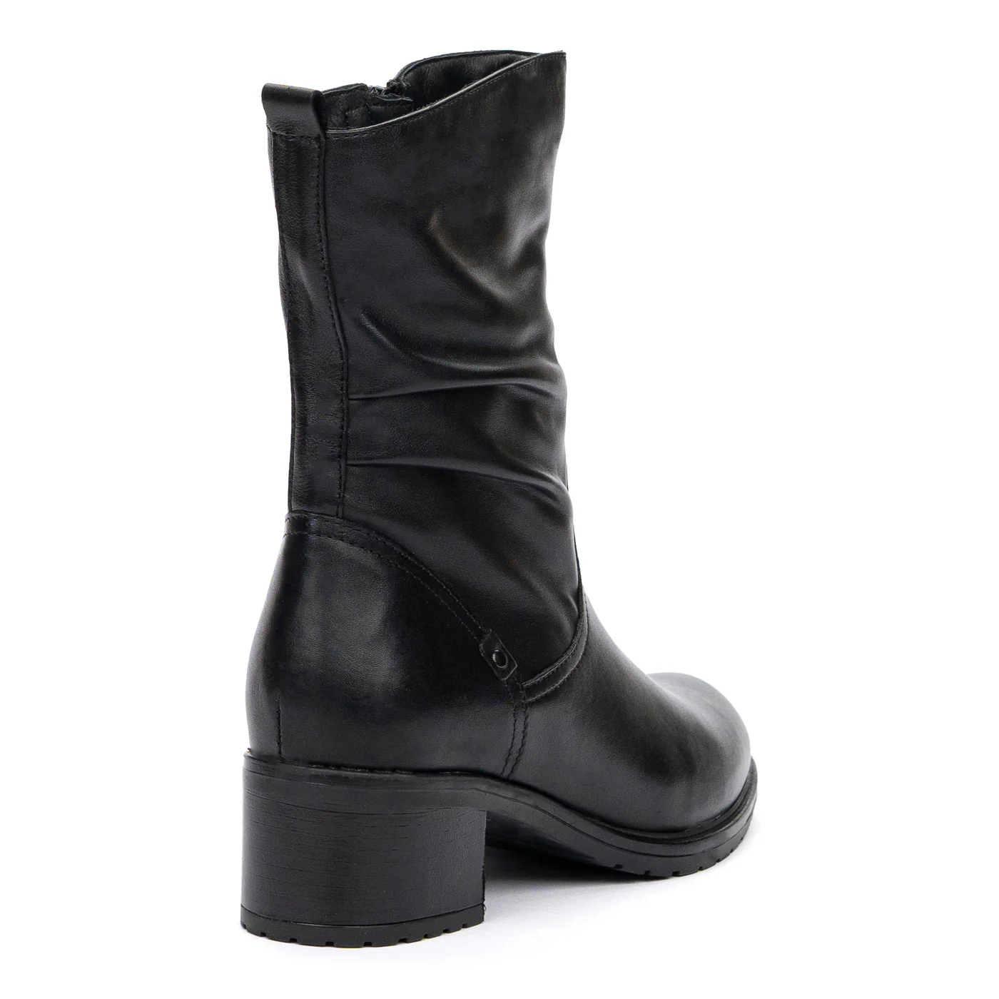 Ghete de Iarna Dama cu Toc 4 Cm din Piele Naturala Casual 8467 - Image 2