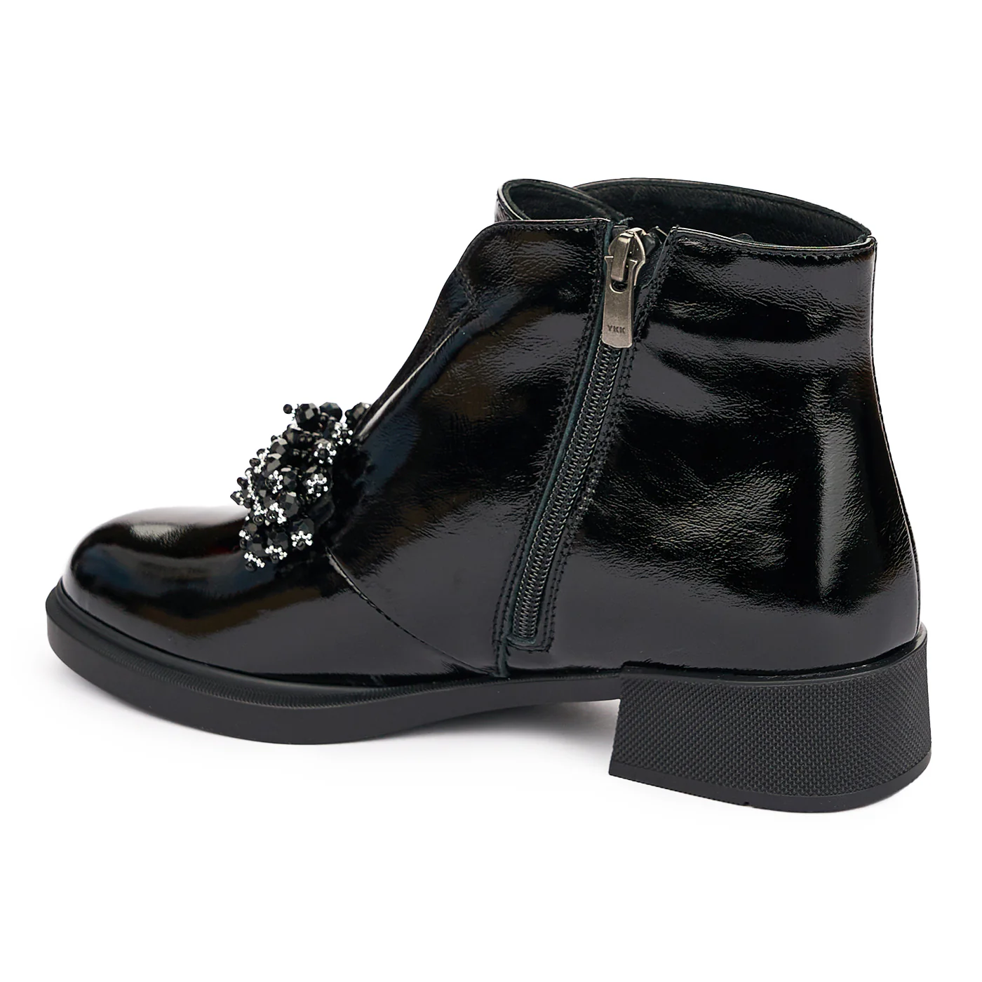Ghete de Piele Dama Casual Negre 12028 - Image 2
