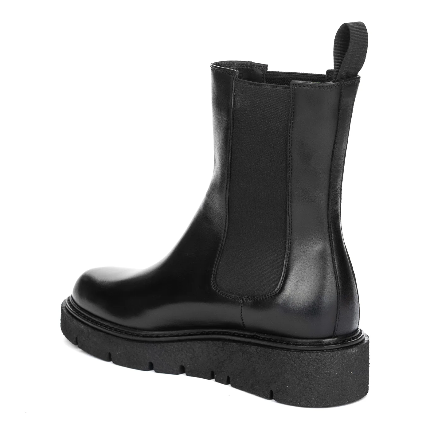 Ghete de Piele Femei Casual Negre Fara Inchidere 12516 - Image 2