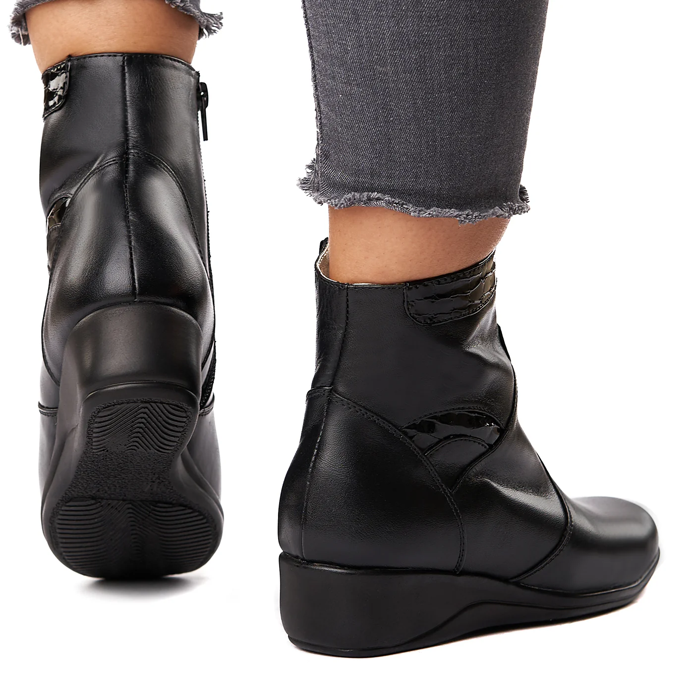 Ghete din Piele Naturala 3550 - Image 4