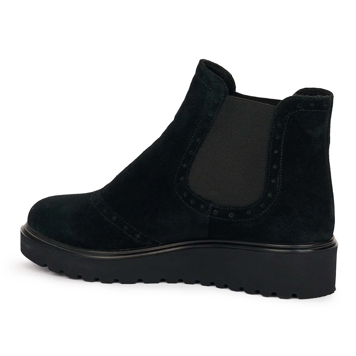Ghete din Piele Naturala de Dama Negre Casual 12368 - Image 2