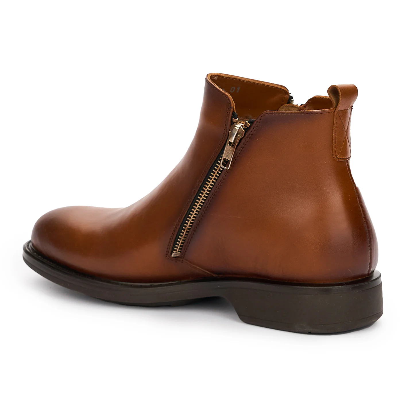Ghete Iarna Piele Barbati Maro 7359 - Image 2