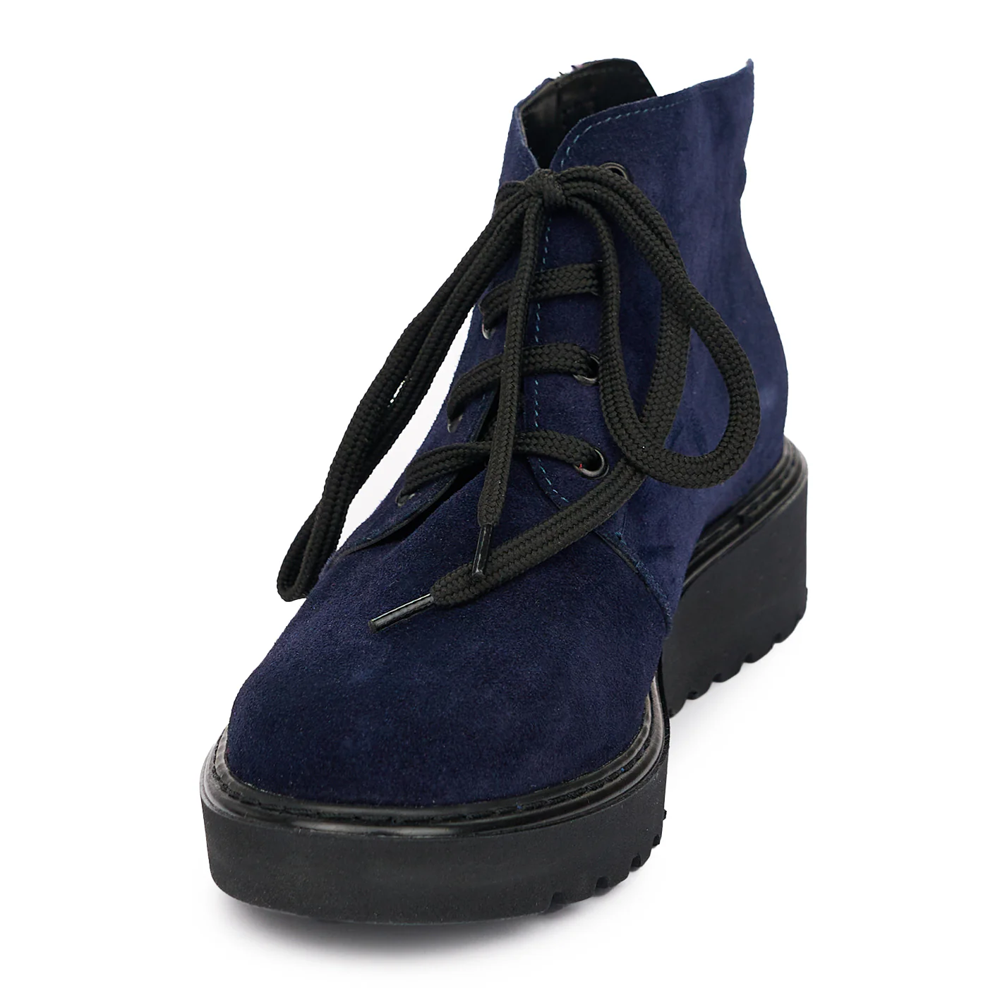 Ghete Moderne Dama Piele Naturala Casual Bleumarin 12135 - Image 3