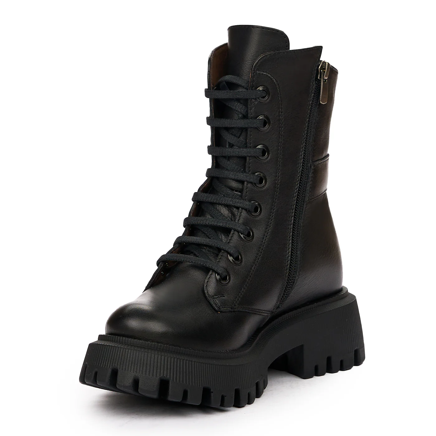 Ghete Negre Dama Piele Naturala 8273 - Image 4